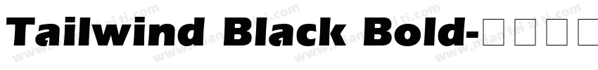 Tailwind Black Bold字体转换